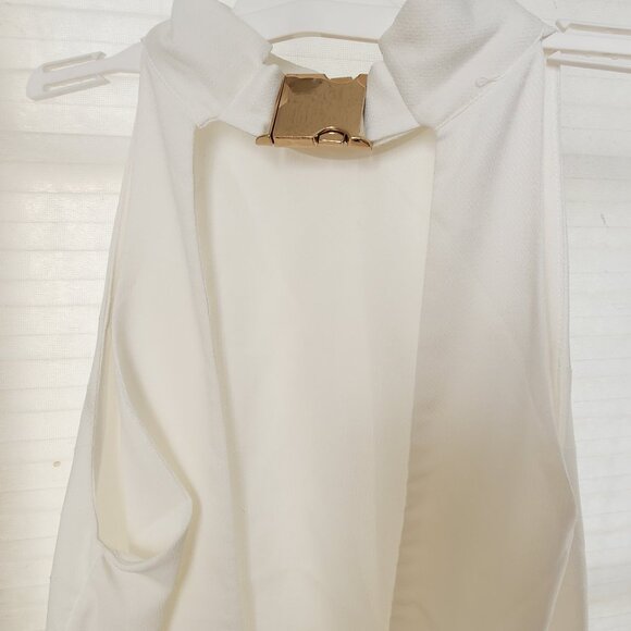 White haulted dress size m - Picture 5 of 9
